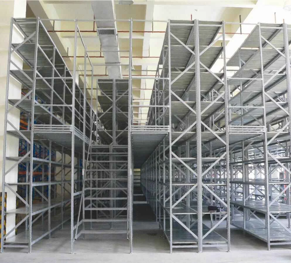 OEM Industrial Warehouse Steel Structure Floor Heavy Duty Storage Pallet Racking Platform Mezzanine