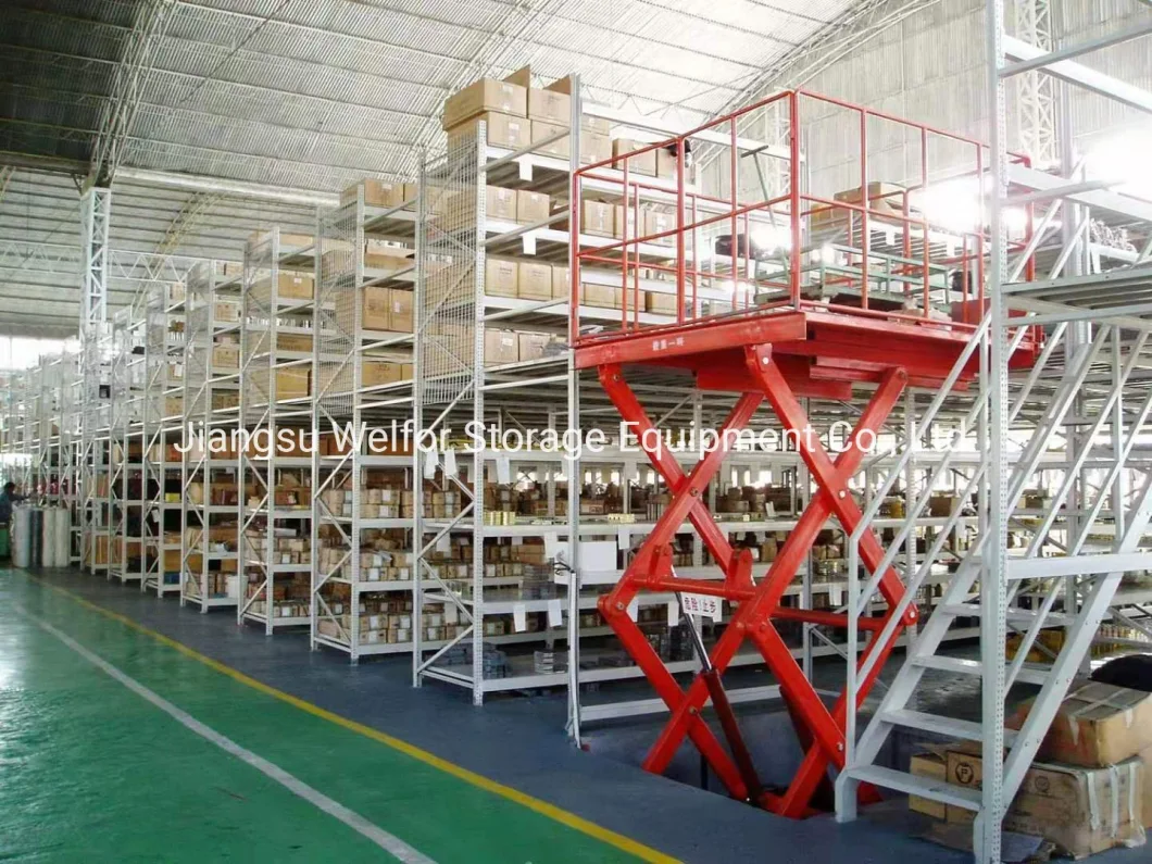 Heavy Duty Steel Mezzanine Racking for Industrial Warehouse Storage