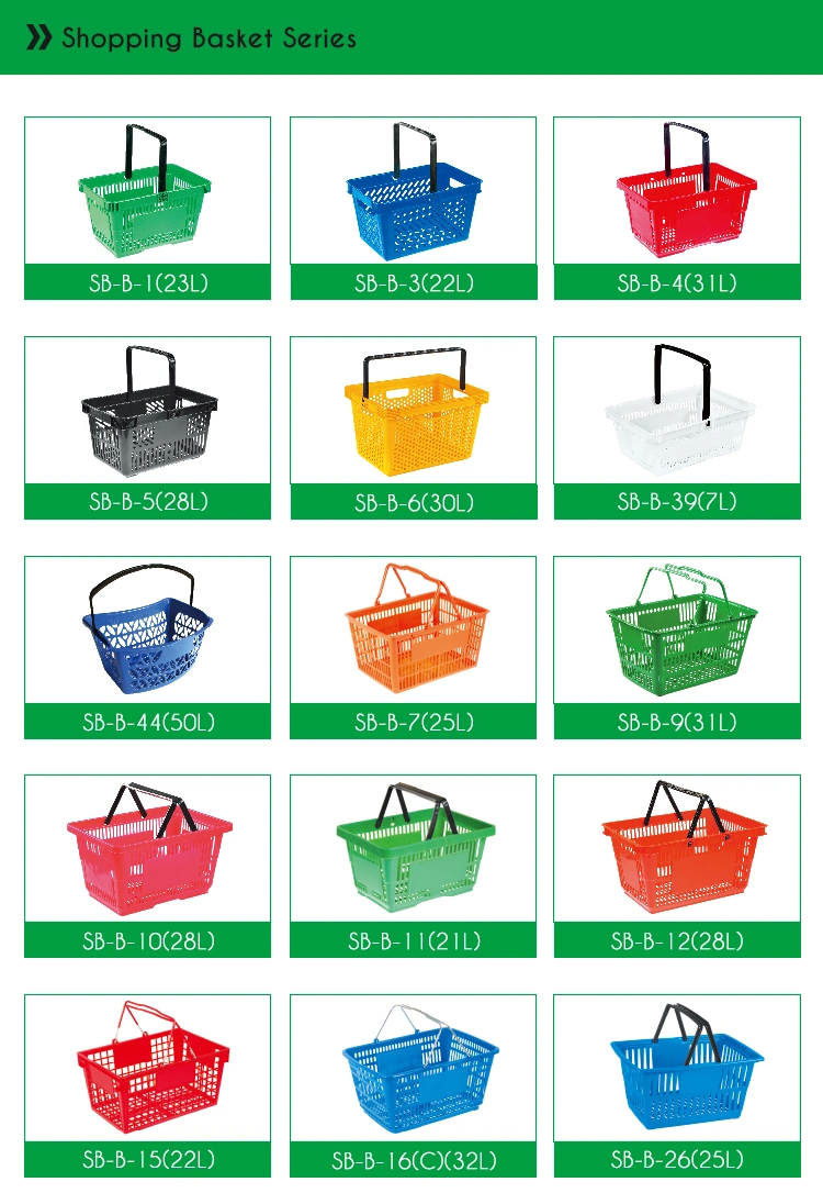 Plastic Hand Held Market Soft Plastic Shopping Basket