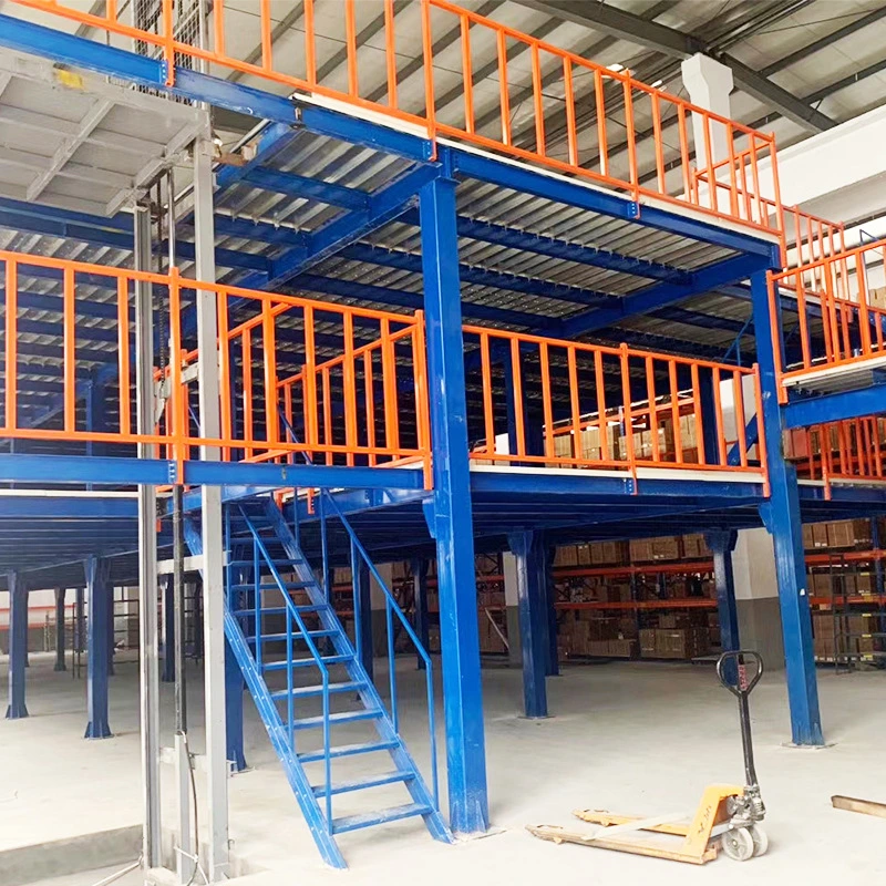 Combined Cantilever Mezzanine Rack Warehouse Steel Mezzanine Floor Racking System