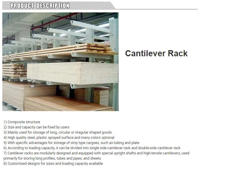 Storage Shelf Rack Easy Install Cantilever Racking System