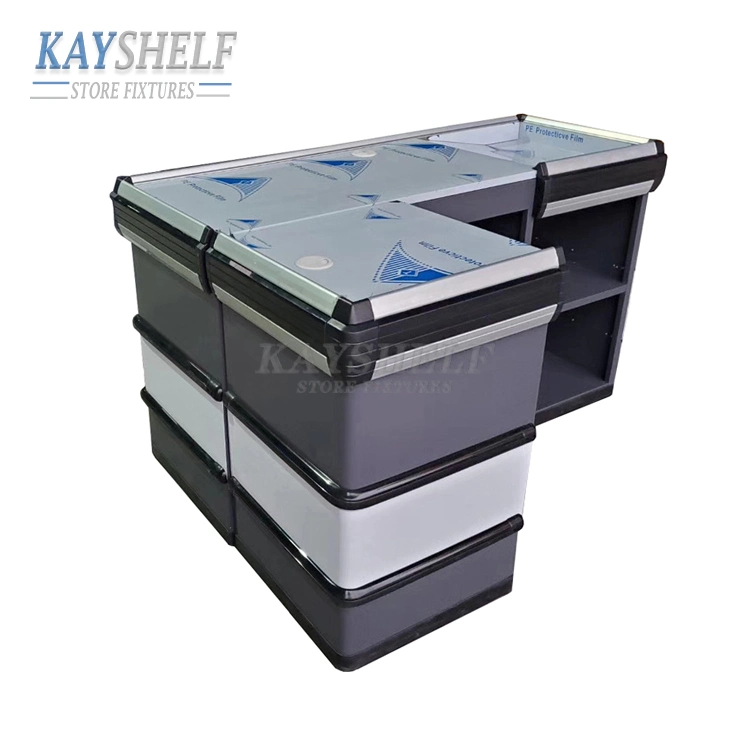 Supermarket Equipment Cashier Register Desk Store Metal Checkout Counter