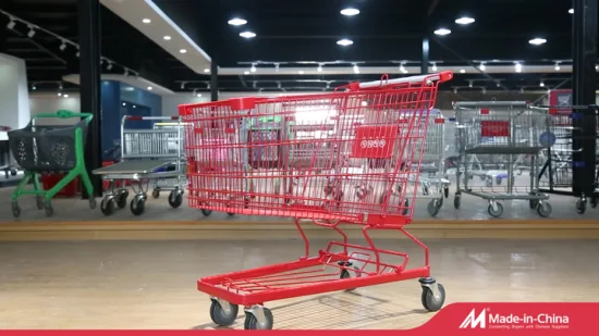 Supermarkt-Einkaufswagen mit großer Kapazität im neuen Stil